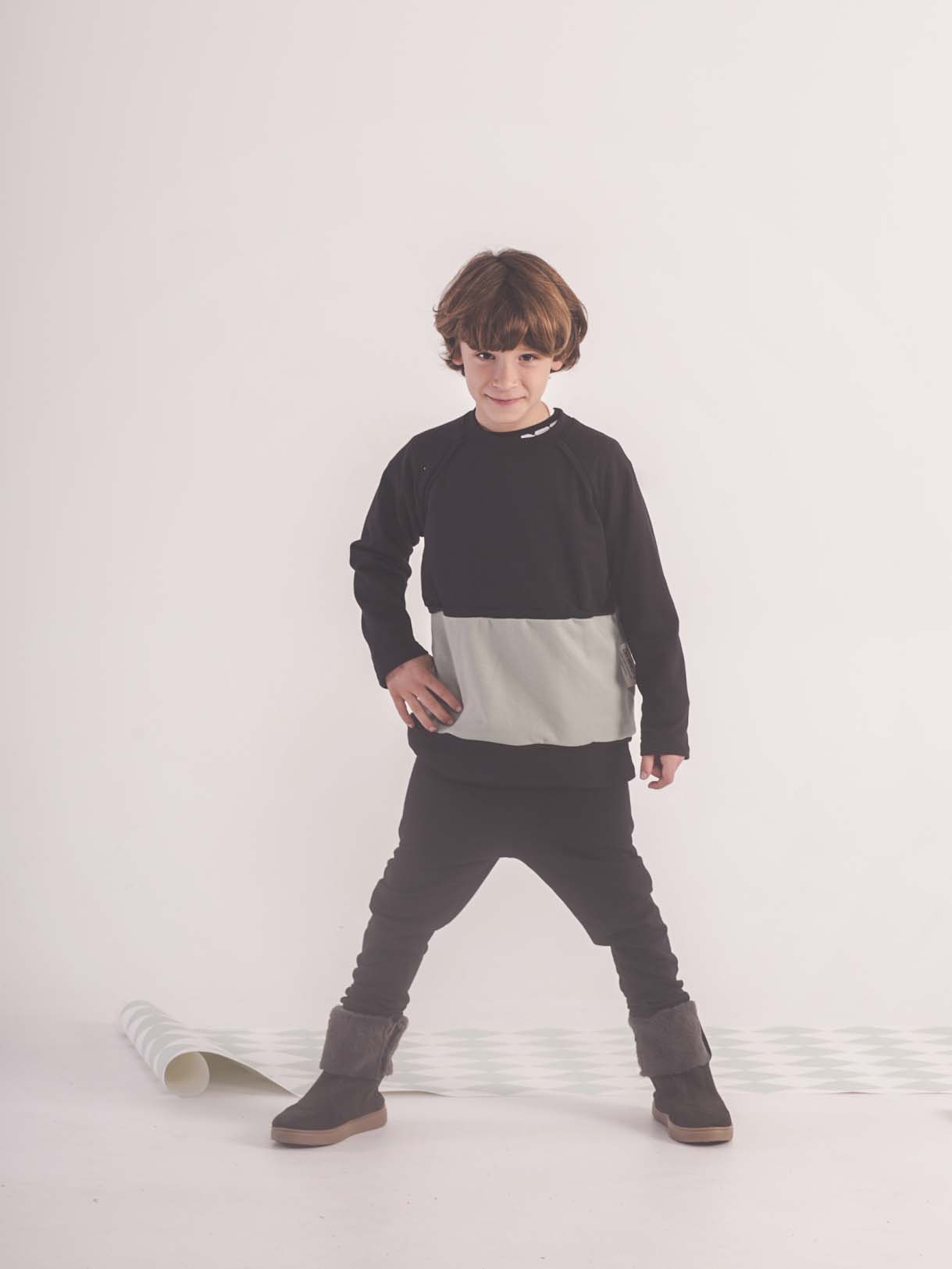 PANTALÓN FELPA NEGRO