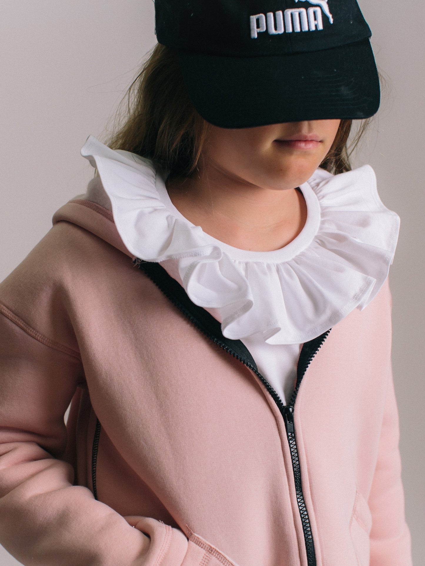 CHAQUETA LARGA FELPA NEOPRENO ROSA