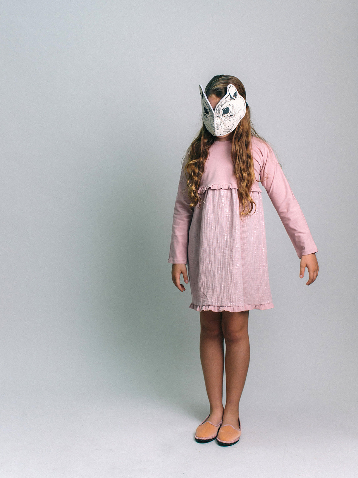 VESTIDO ROSA BRILLO