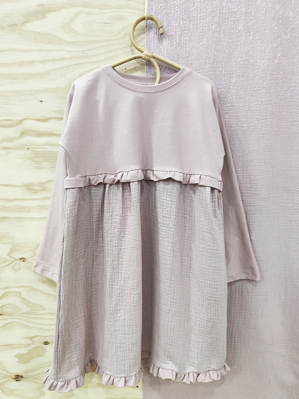 VESTIDO ROSA BRILLO
