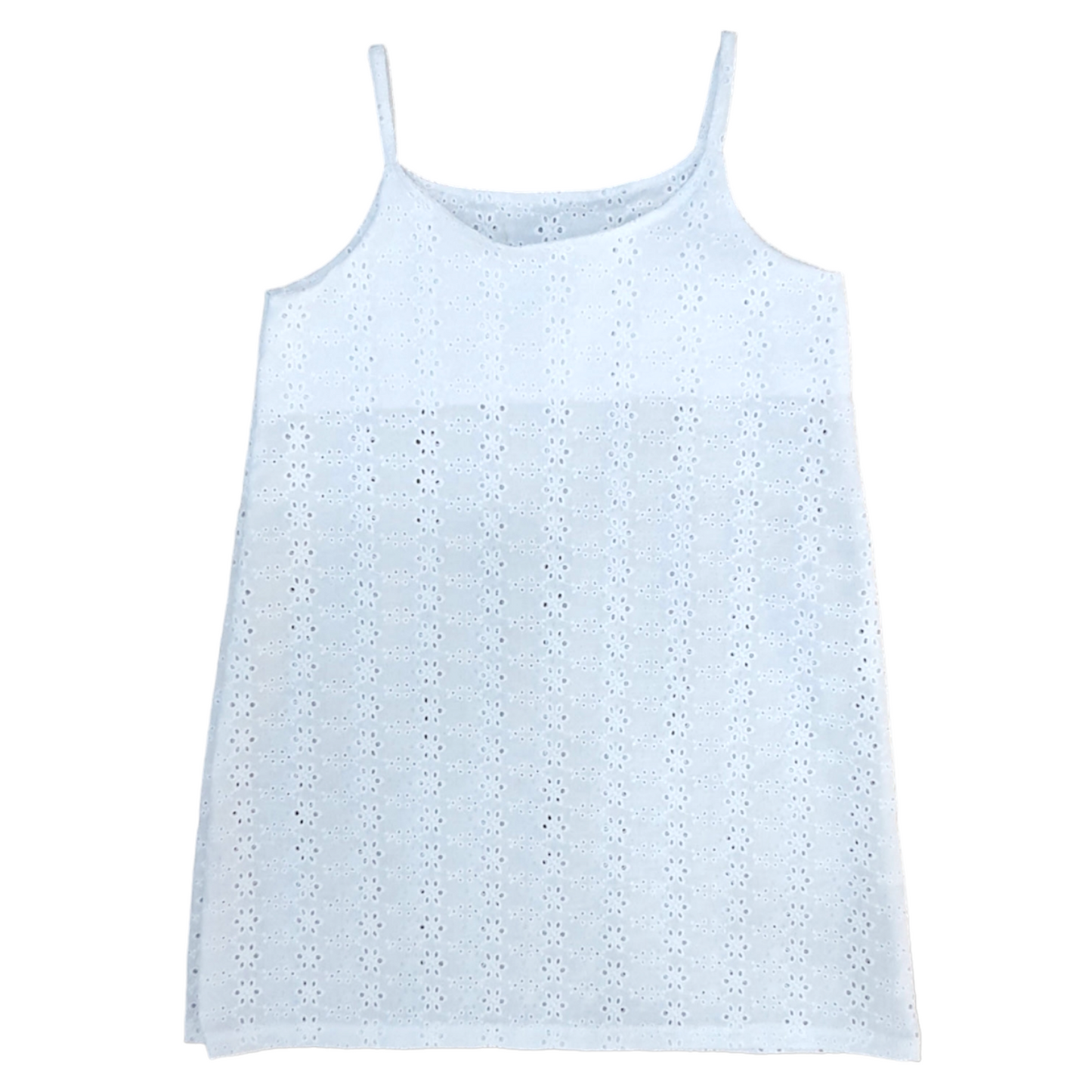 VESTIDO NIÑA PUNTILLA BLANCA .