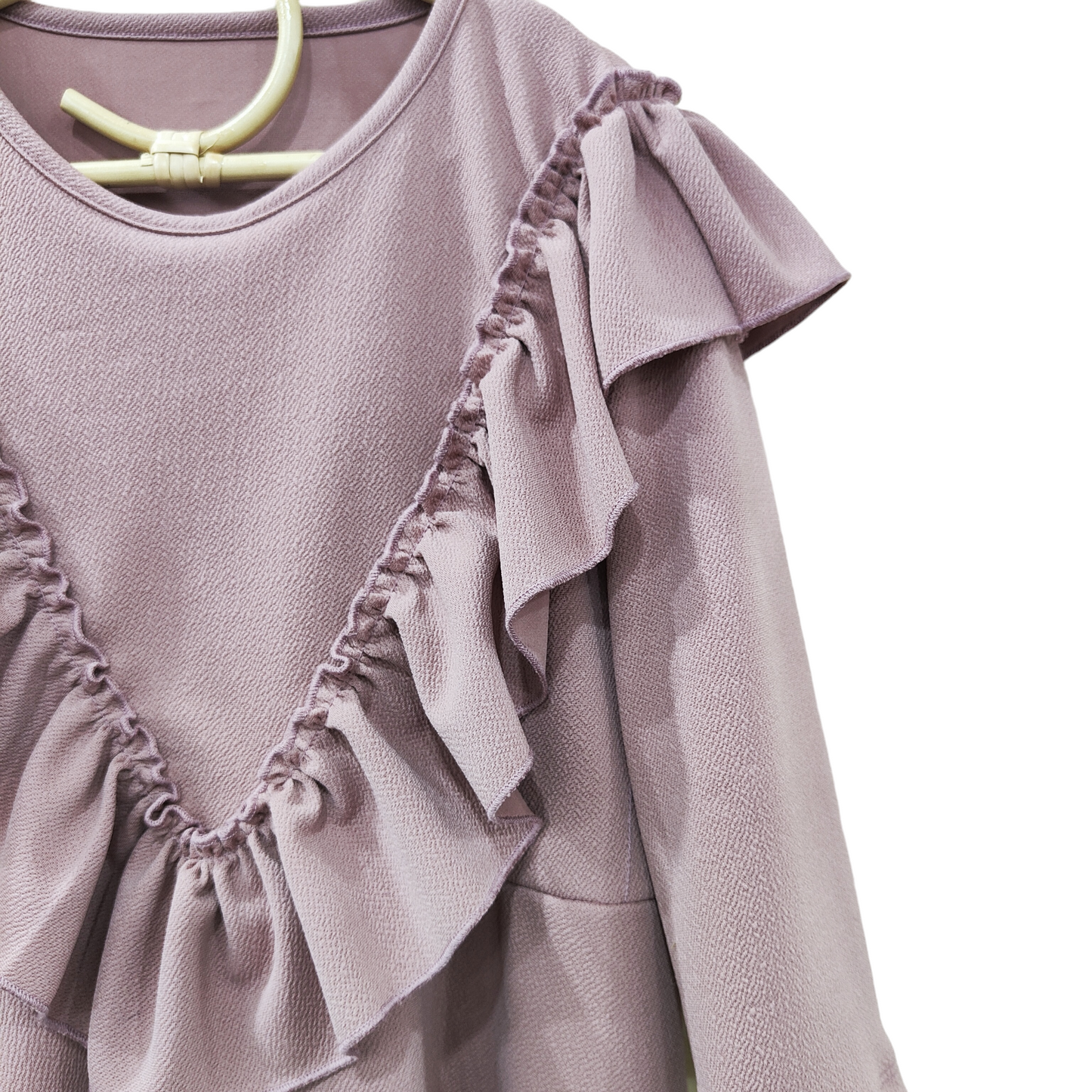 VESTIDO ROSA CREPÉ