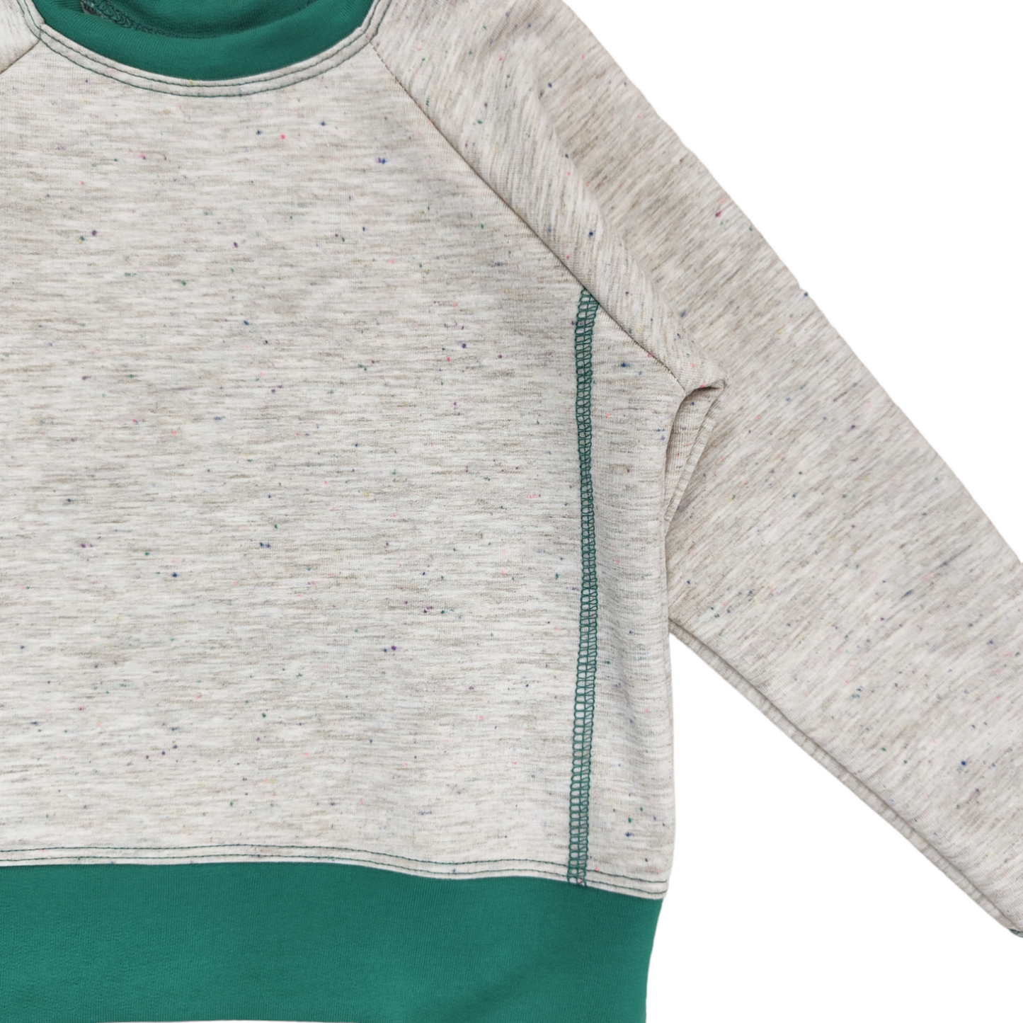 FELPA BEIGE VERDE