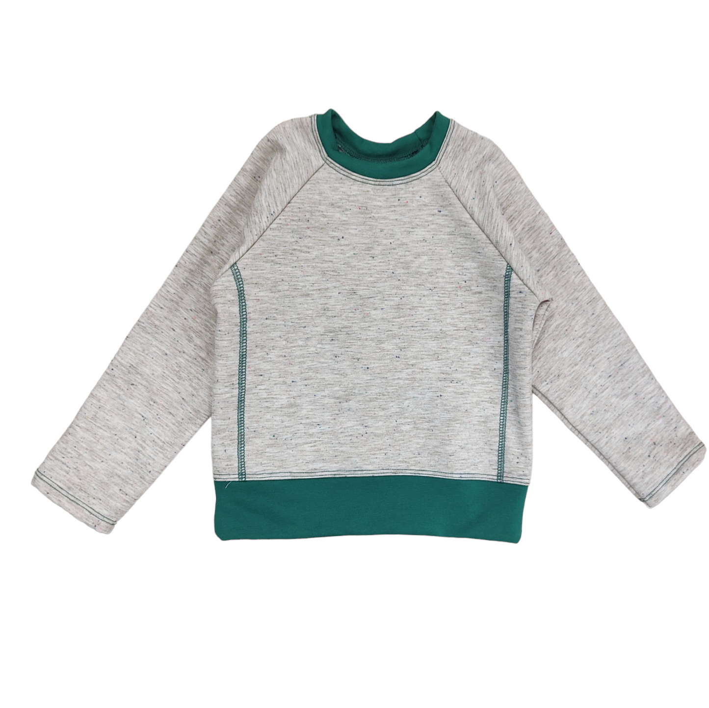 FELPA BEIGE VERDE