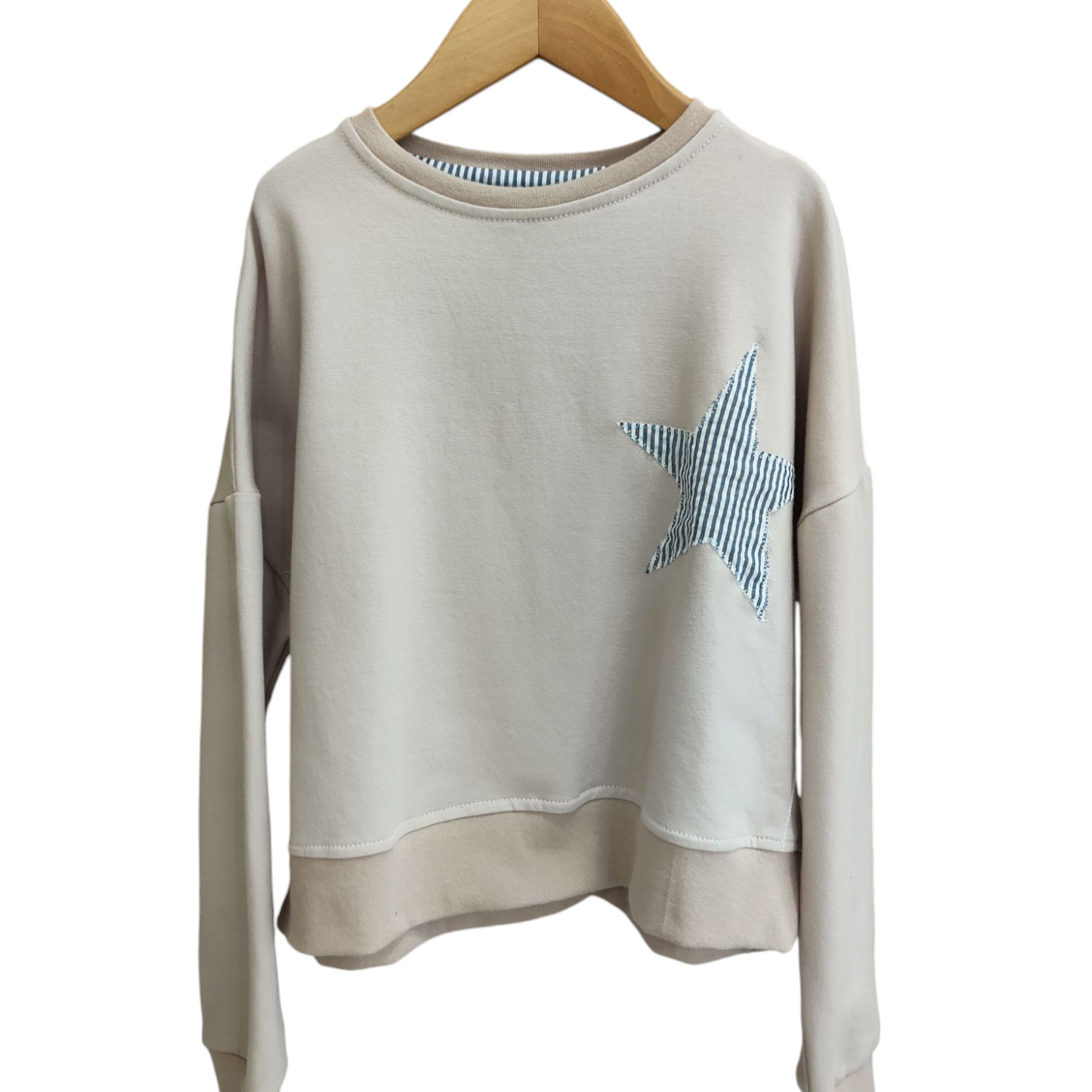 FELPA BEIGE ESTRELLA