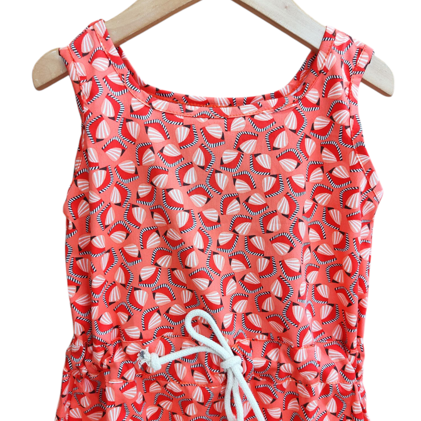 VESTIDO CORDÓN CONCHAS