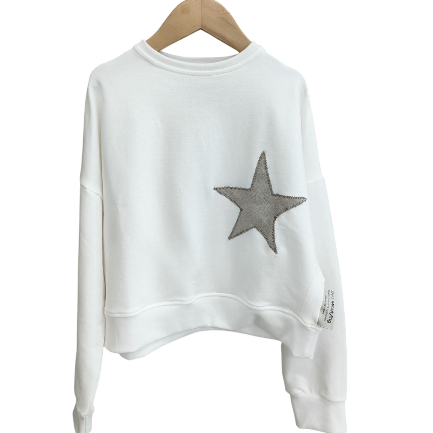 FELPA BLANCA ESTRELLA