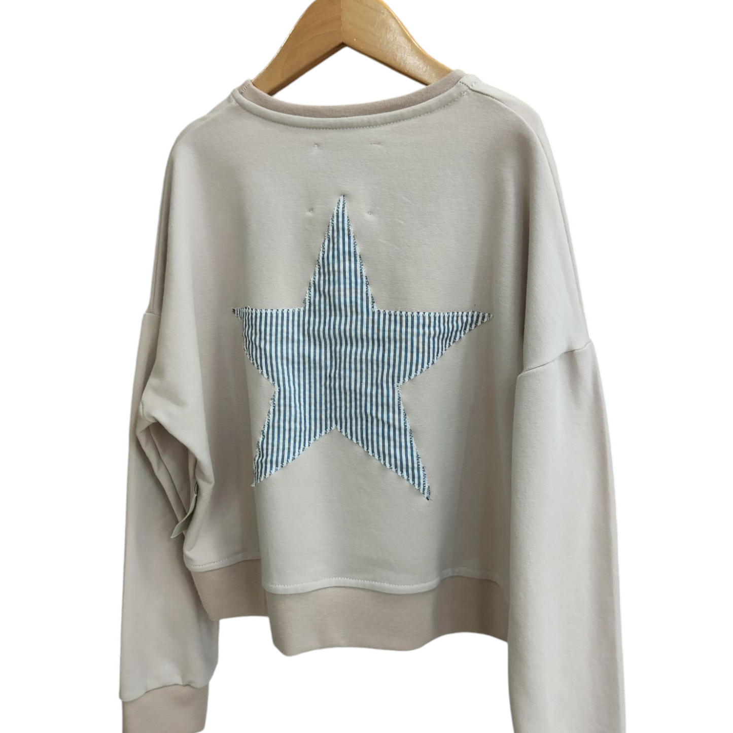 FELPA BEIGE ESTRELLA