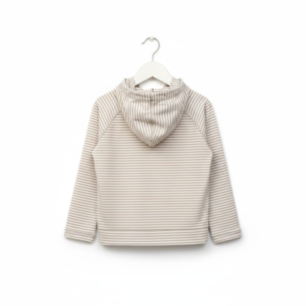 CAMISETA BEIGE A RAYAS ESTRELLA