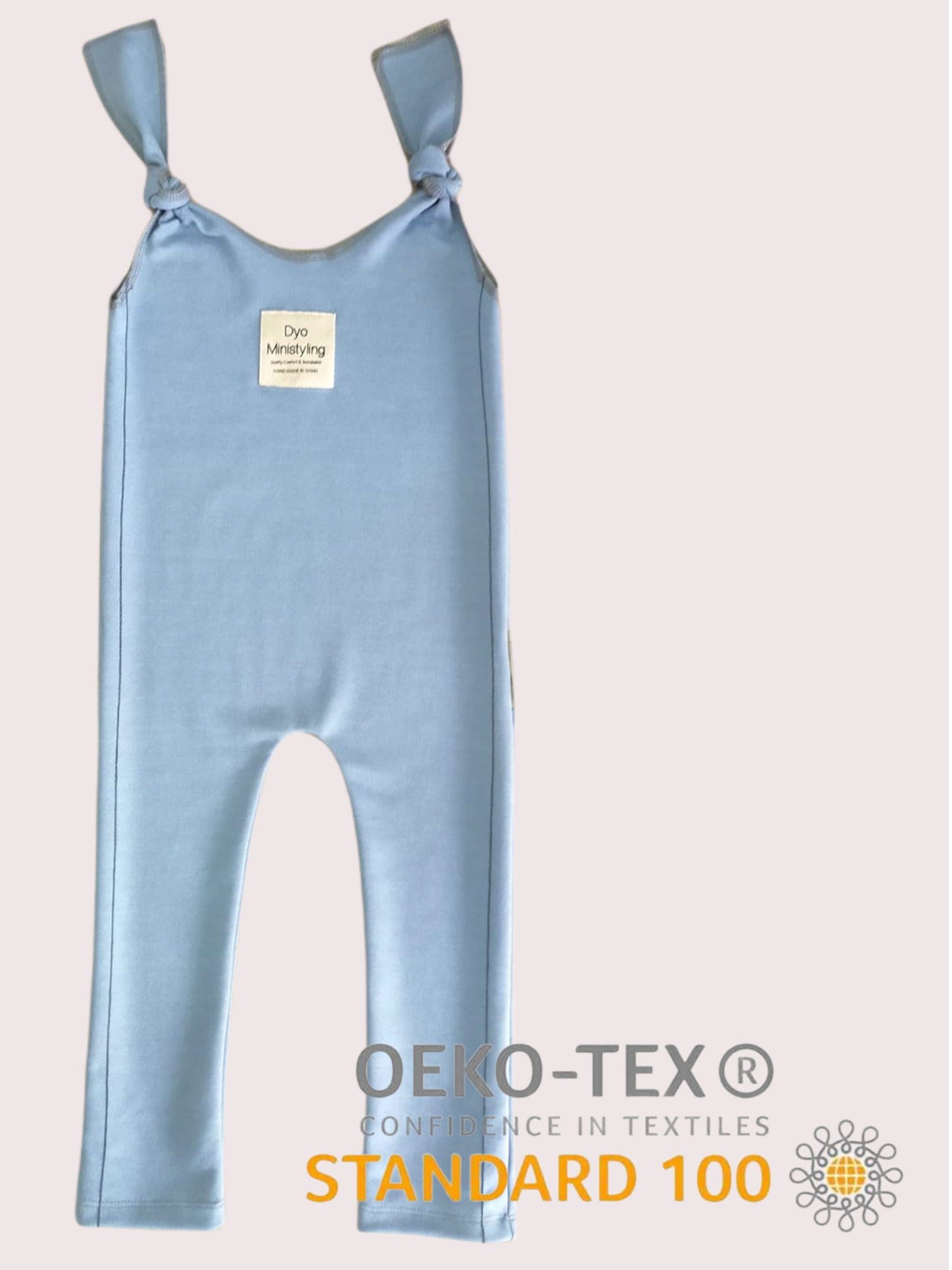 Mono infantil azul/ Diseño sostenible y ecológico/ Moda infantil