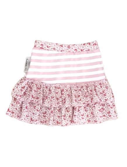 Falda infantil flores/ Diseño sostenible y ecológico/ Moda infantil