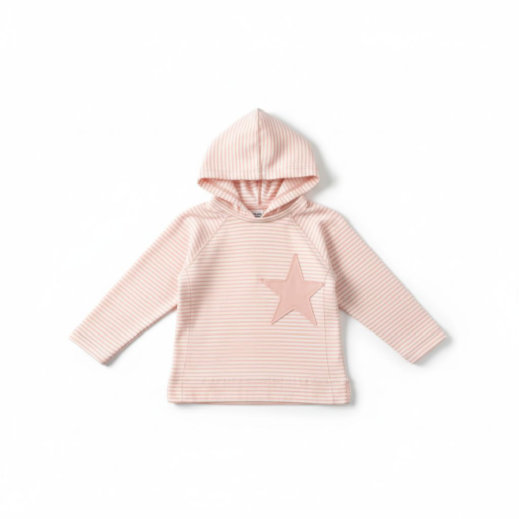 CAMISETA ROSA A RAYAS ESTRELLA RAYAS