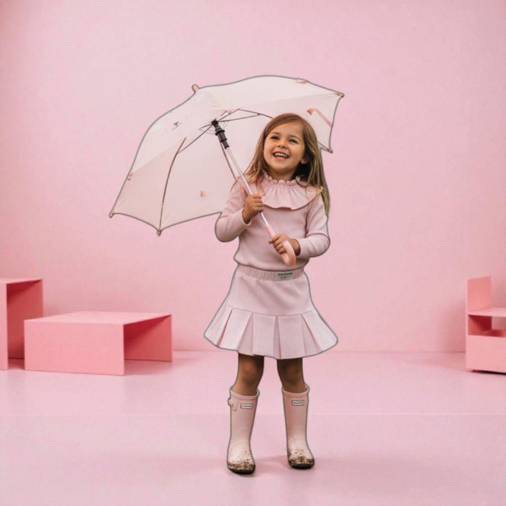 CAMISETA ROSA MANGA LARGA VOLANTE