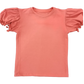 CAMISETA MANGA CORTA FAROL COLOR TEJA