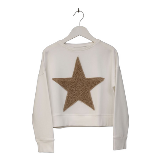 FELPA BLANCA ESTRELLA TOPO