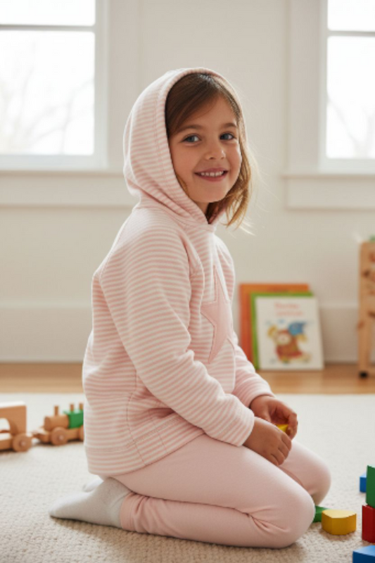 CAMISETA ROSA A RAYAS ESTRELLA RAYAS