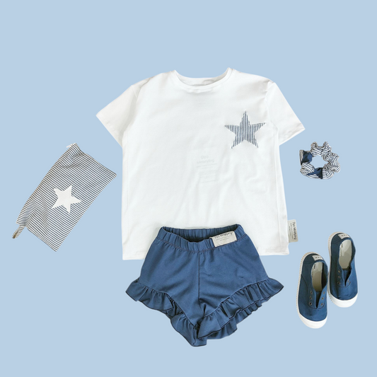 SHORT AZUL INDIGO