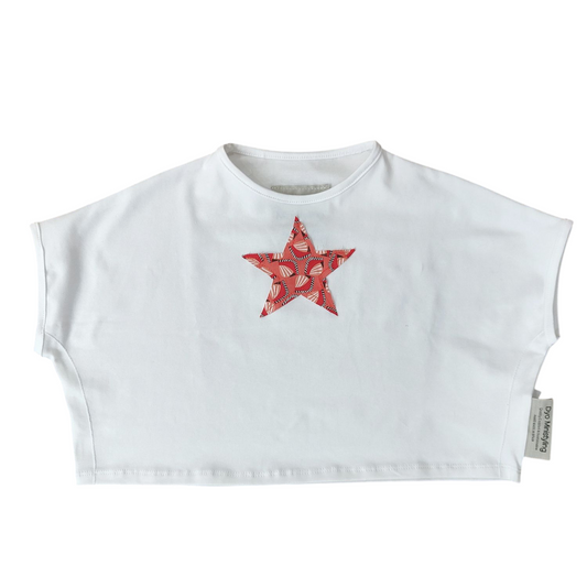 CAMISETA BLANCA CONCHAS