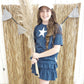 CAMISETA AZUL ESTRELLA