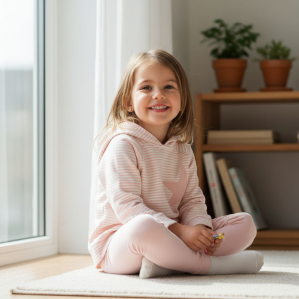 PANTALON FELPA ROSA NUDE