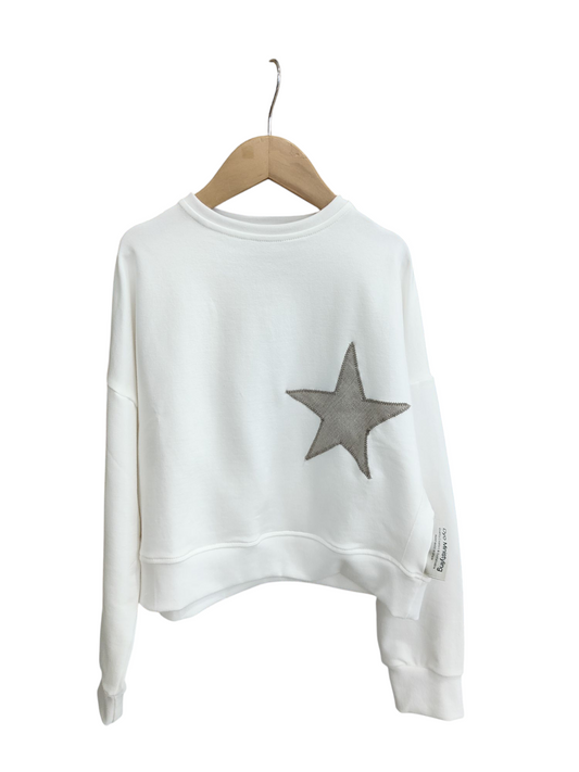 FELPA BLANCA ESTRELLA