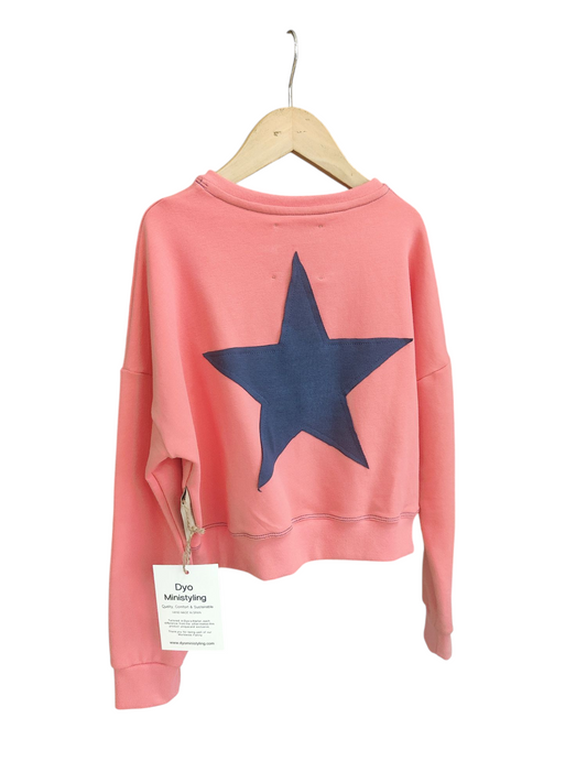 FELPA CORAL ESTRELLA