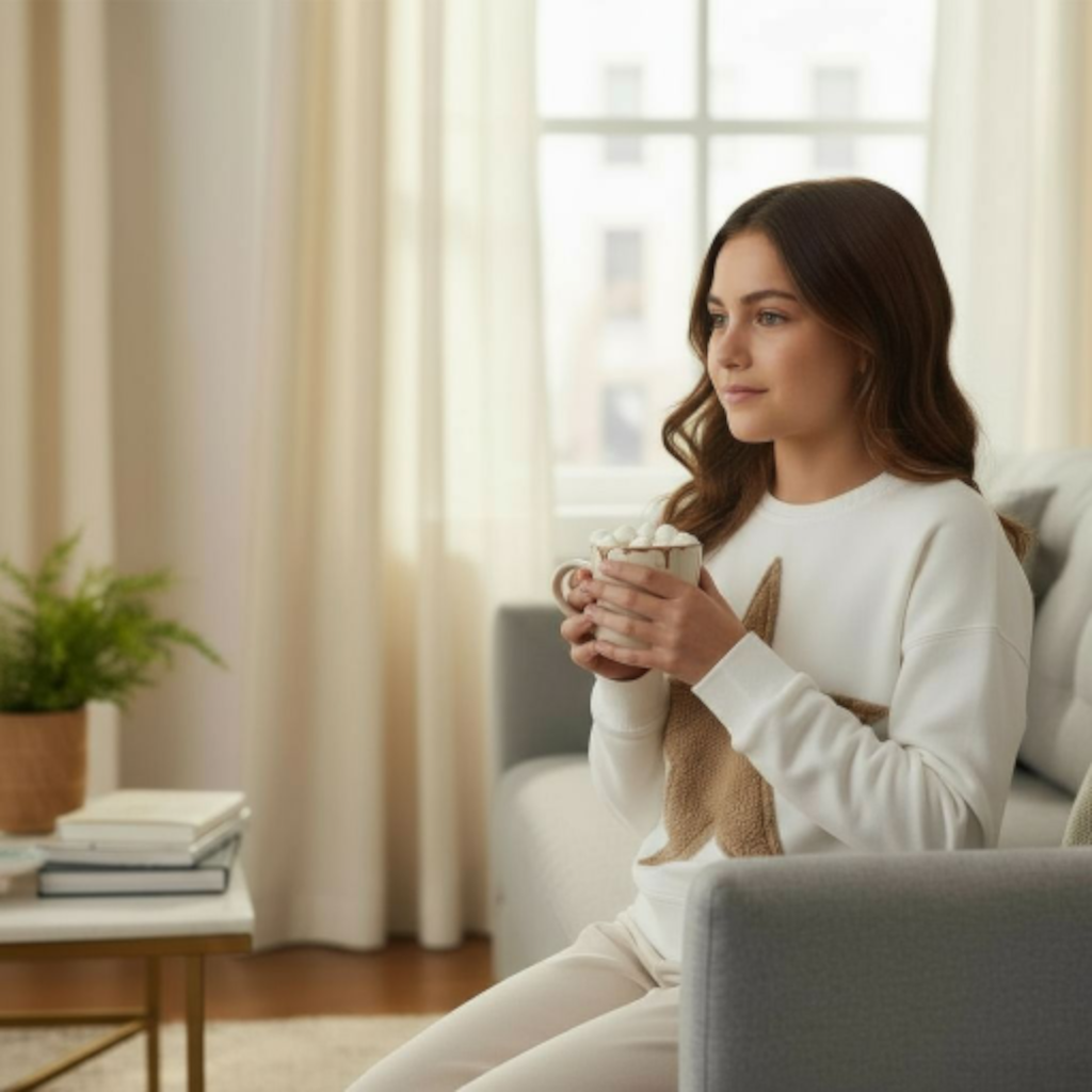 FELPA BLANCA ESTRELLA TOPO