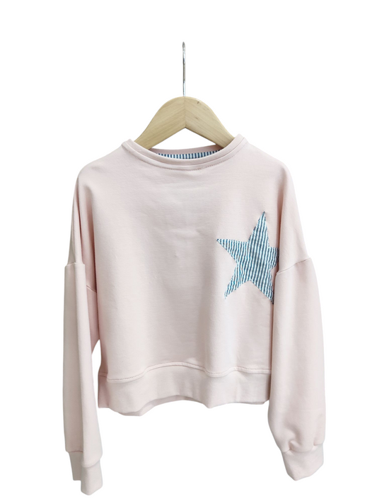 FELPA ROSA ESTRELLA