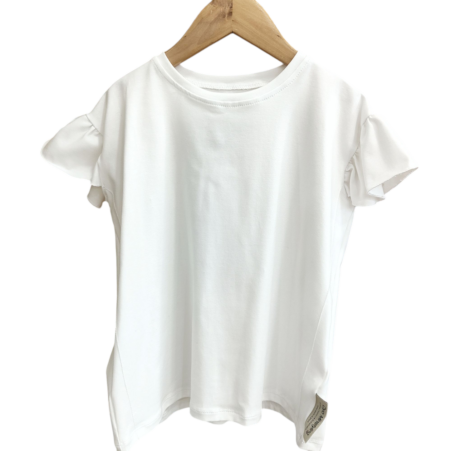 CAMISETA BLANCA VOLANTES