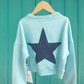 FELPA TURQUESA ESTRELLA