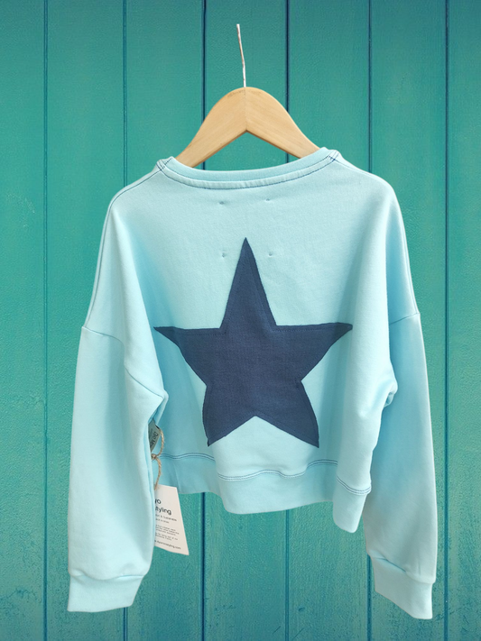 FELPA TURQUESA ESTRELLA