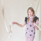 Camiseta infantil rosa/ Diseño sostenible y ecológico/ Moda infantil
