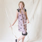 Vestido infantil rosa/ Diseño sostenible y ecológico/ Moda infantil