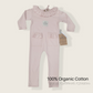 Mono infantil rosa/ Diseño sostenible y ecológico/ Moda infantil