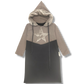 VESTIDO NIÑA ESTRELLA CON CAPUCHA