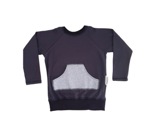 FELPA GRIS PLOMO